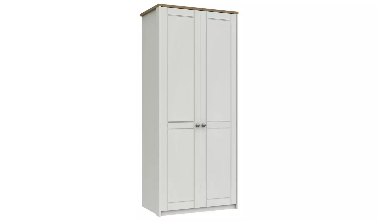 Kielder 2 Door Wardrobe - White