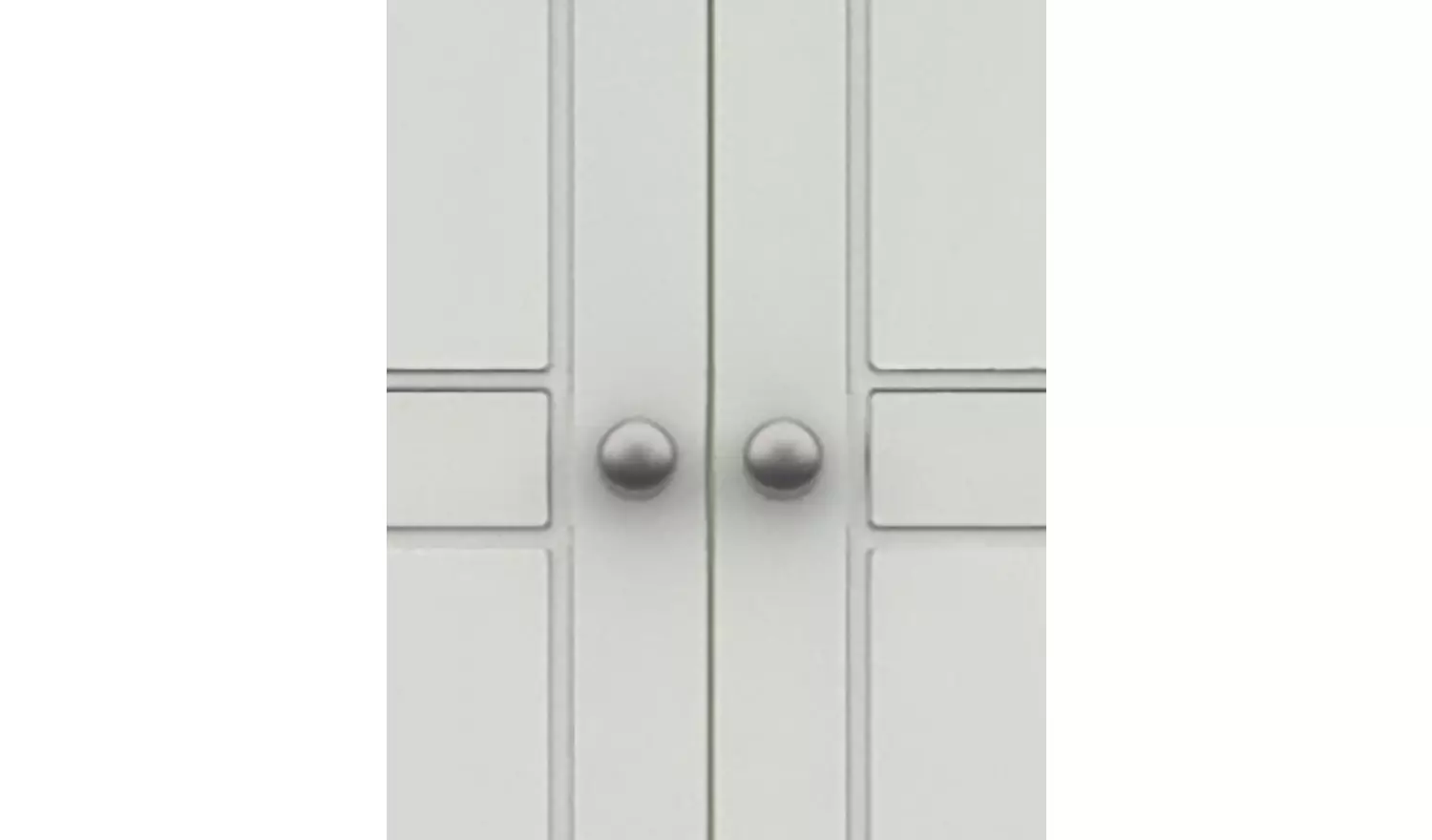 Kielder 2 Door Wardrobe - White
