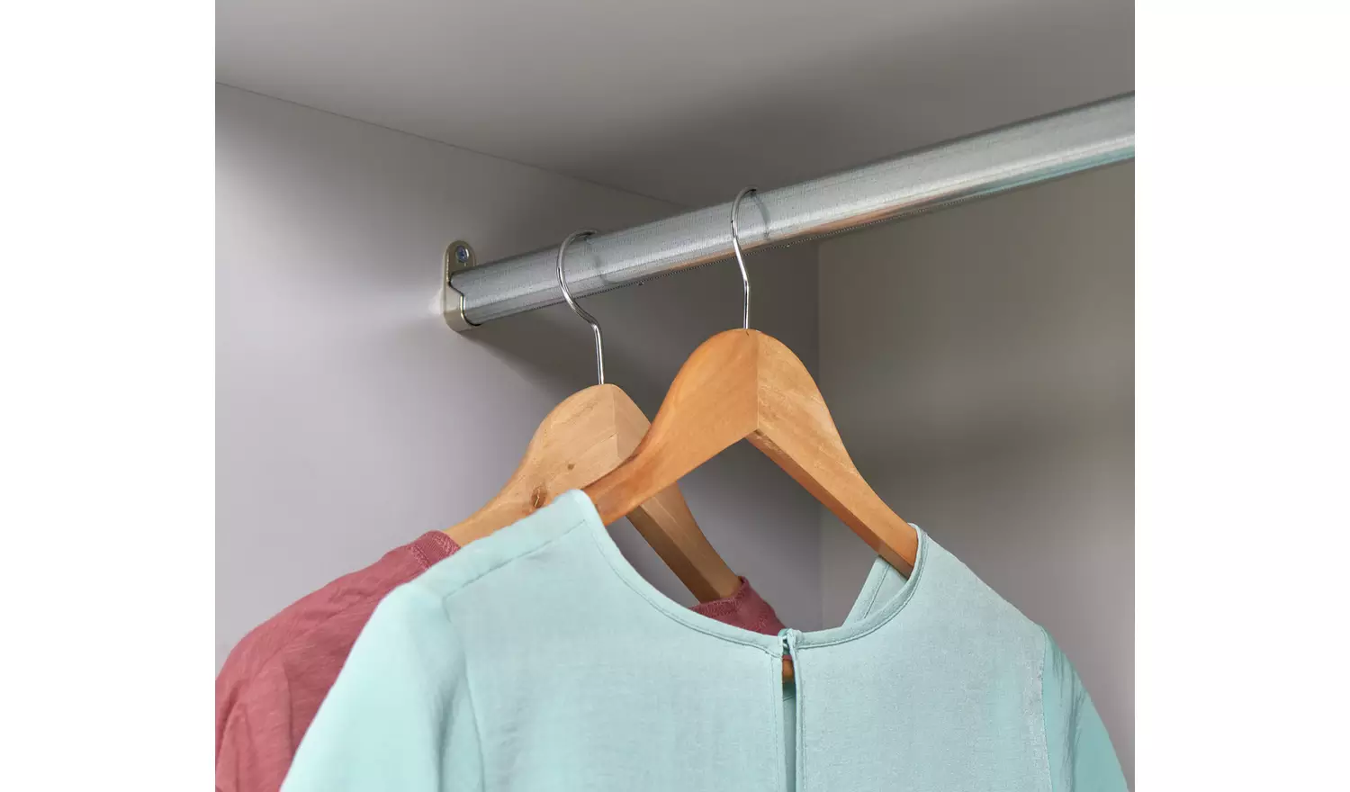 Habitat Holsted Mirror 180cm Sliding Wardrobe - Oak Effect