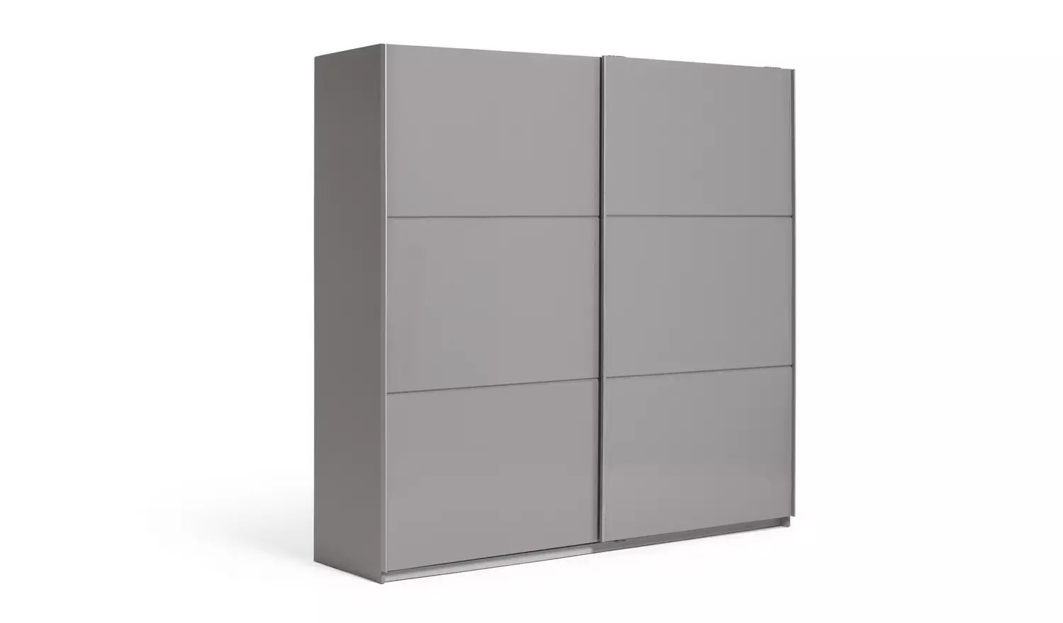 Habitat Holsted 200cm Sliding Wardrobe - Grey Gloss