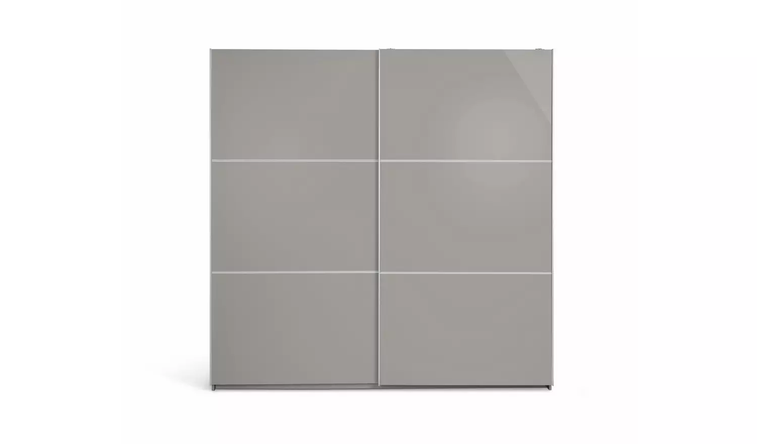 Habitat Holsted 200cm Sliding Wardrobe - Grey Gloss