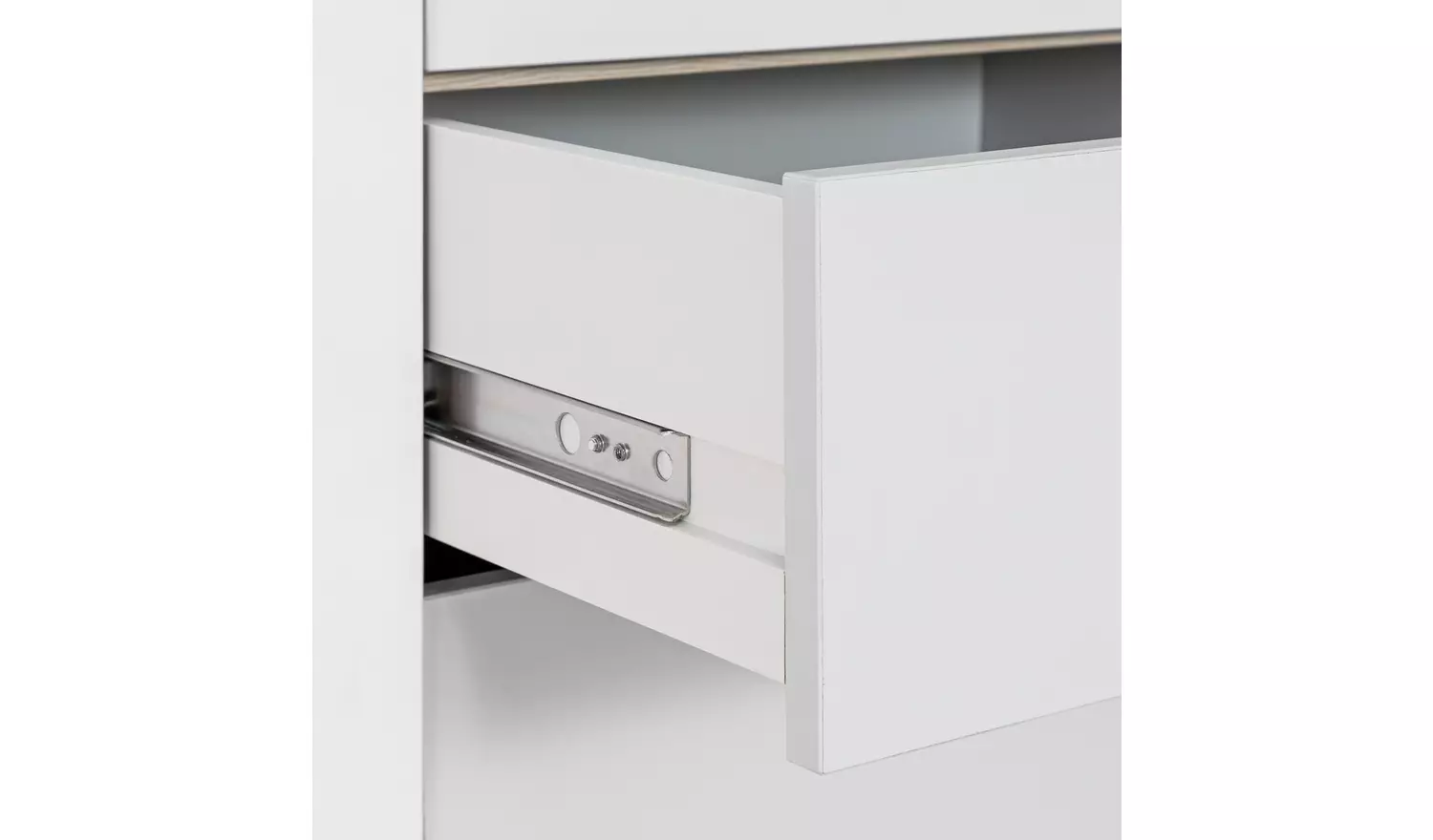 Argos Home Camden 3 Door 3 Drawer Wardrobe – White & Acacia