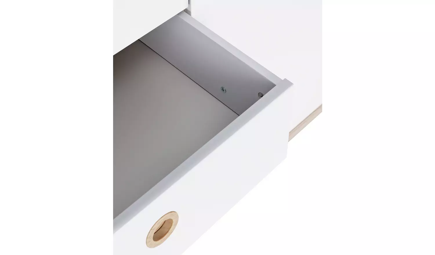 Argos Home Camden 3 Door 3 Drawer Wardrobe – White & Acacia