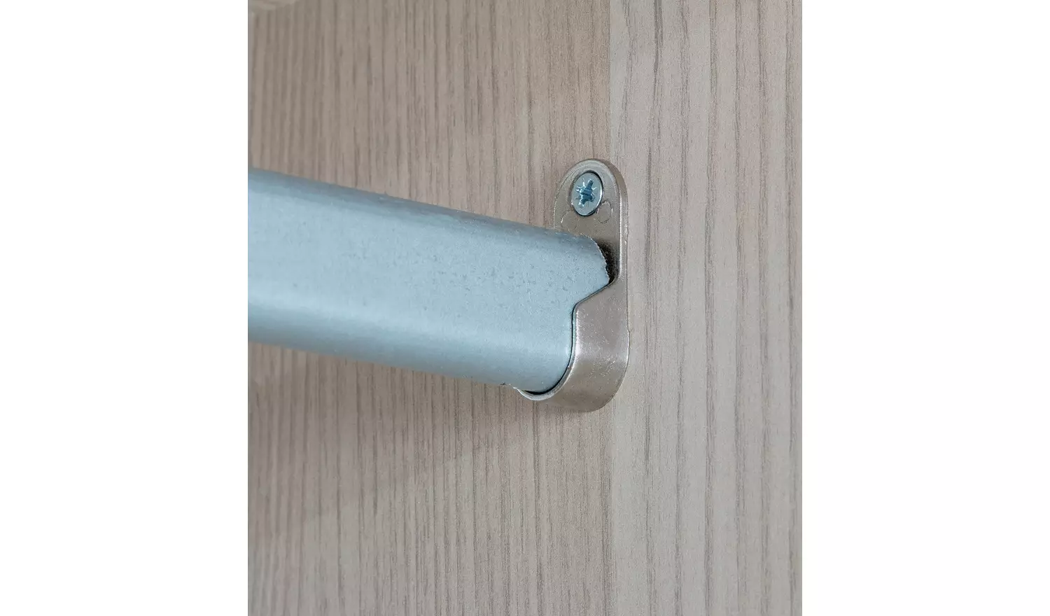 Argos Home Camden 3 Door 3 Drawer Wardrobe – White & Acacia