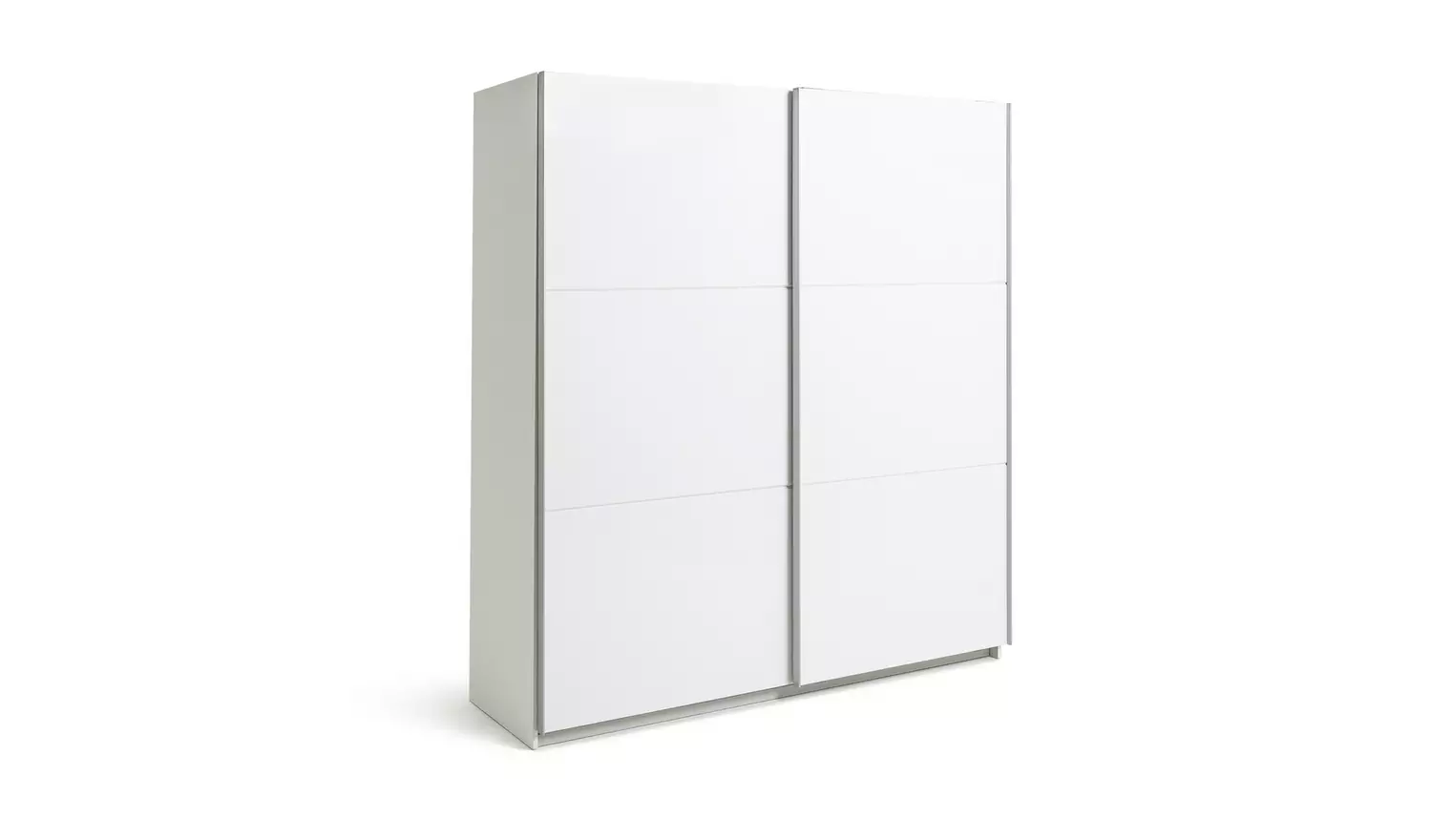 Habitat Holsted 180cm Sliding Wardrobe - White Gloss