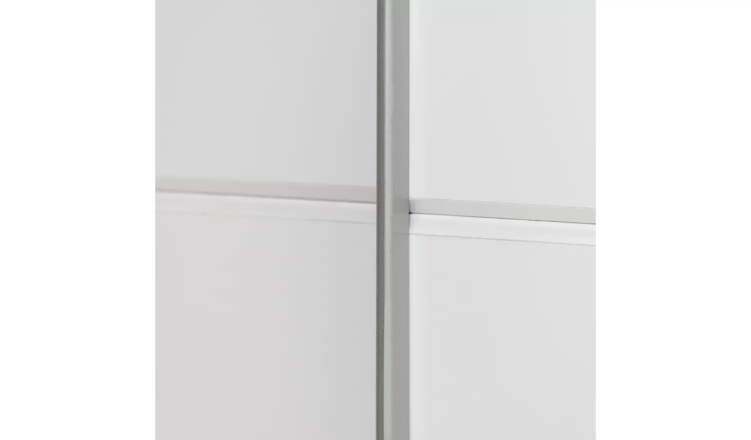 Habitat Holsted 180cm Sliding Wardrobe - White Gloss