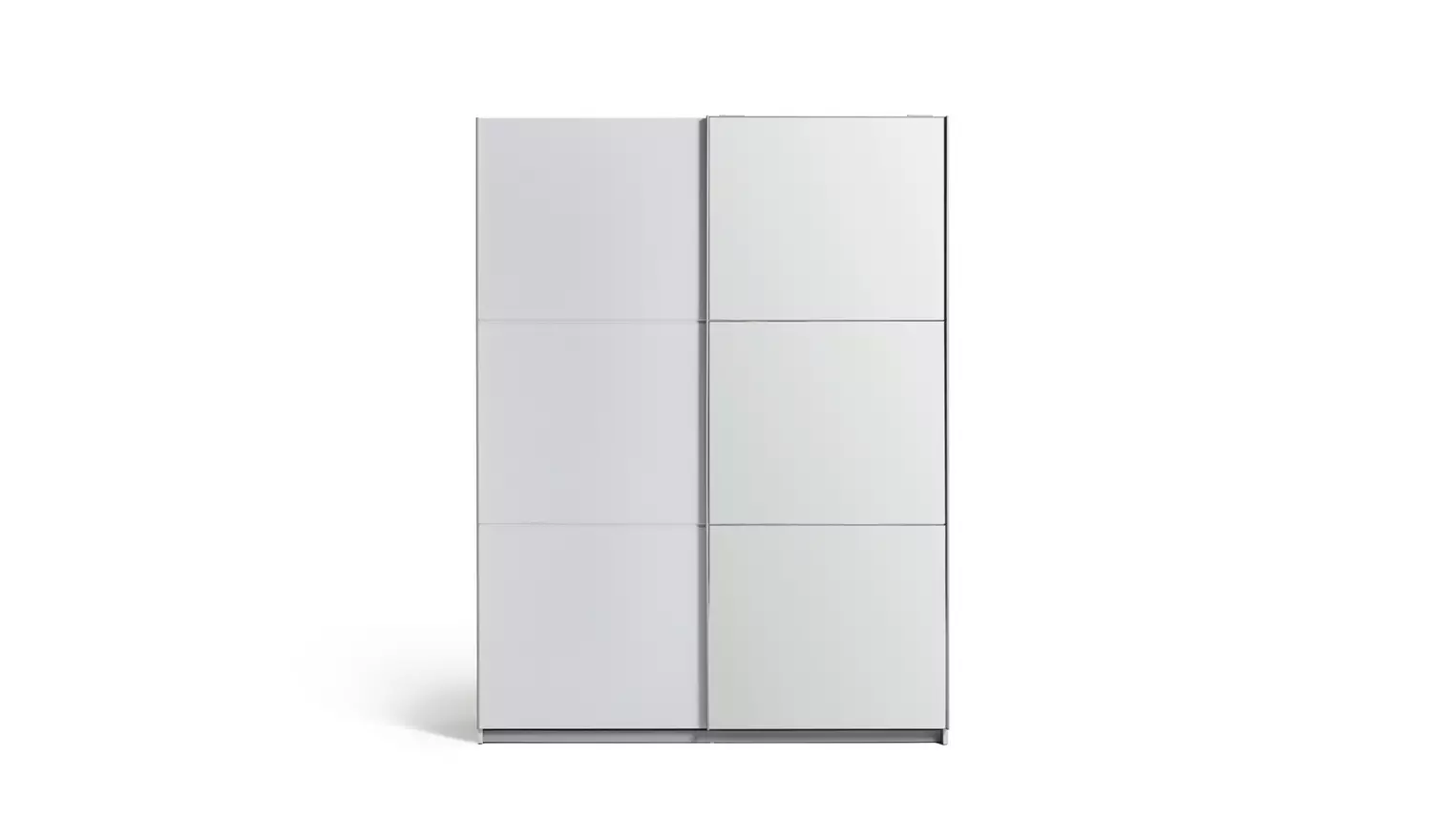 Habitat Holsted Half Mirror 150cm Sliding Wardrobe -White