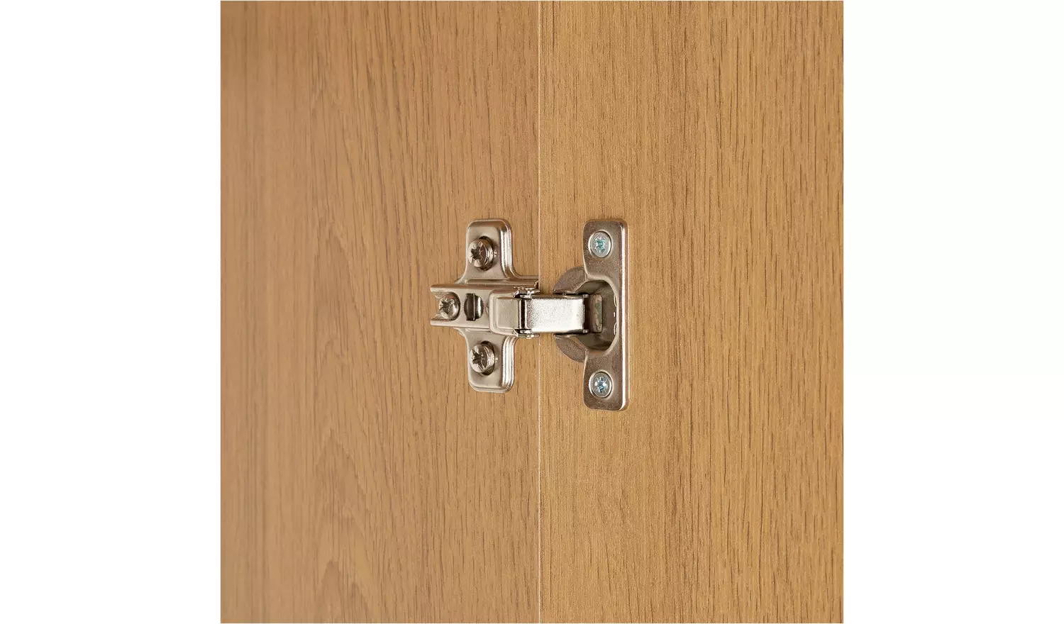 Argos Home Seville 3 Door Wardrobe - Oak Effect