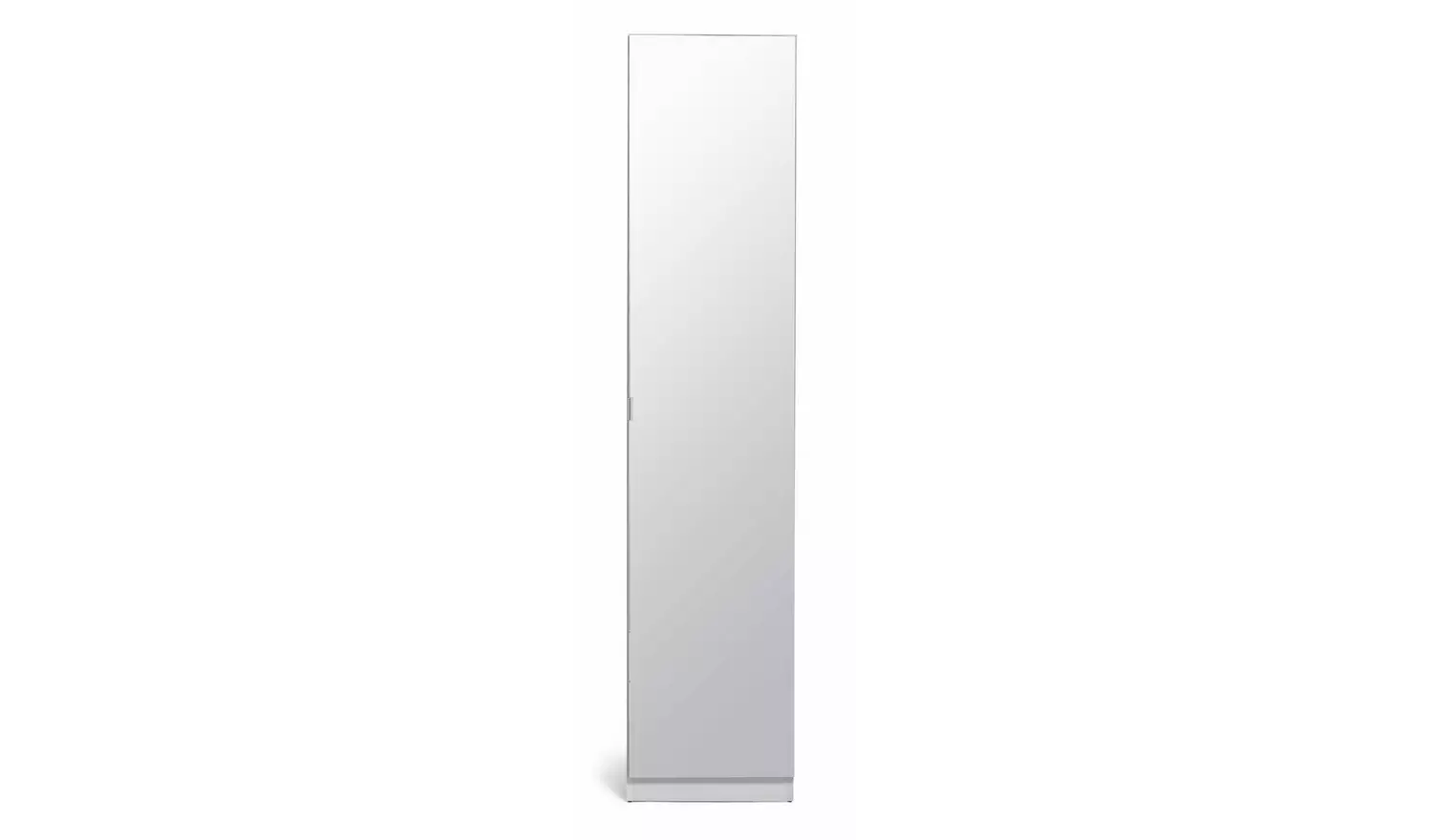 Habitat Munich 1 Door Mirror Wardrobe - White