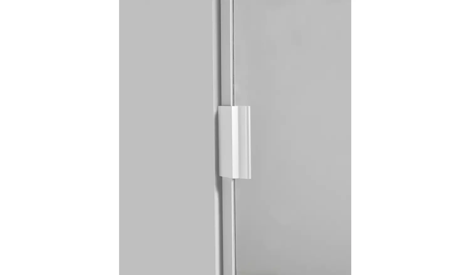 Habitat Munich 1 Door Mirror Wardrobe - White