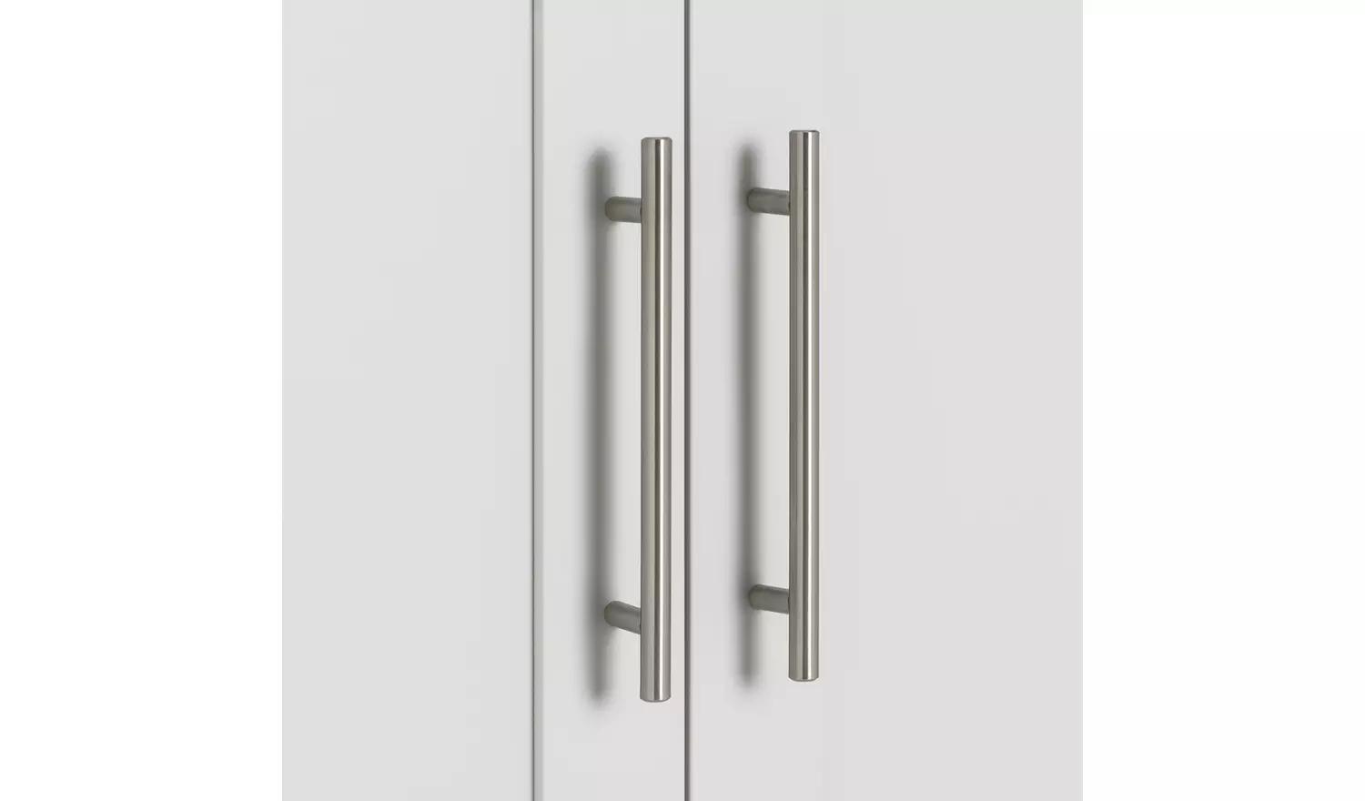 Habitat Munich Panelled 2 Door Wardrobe - White