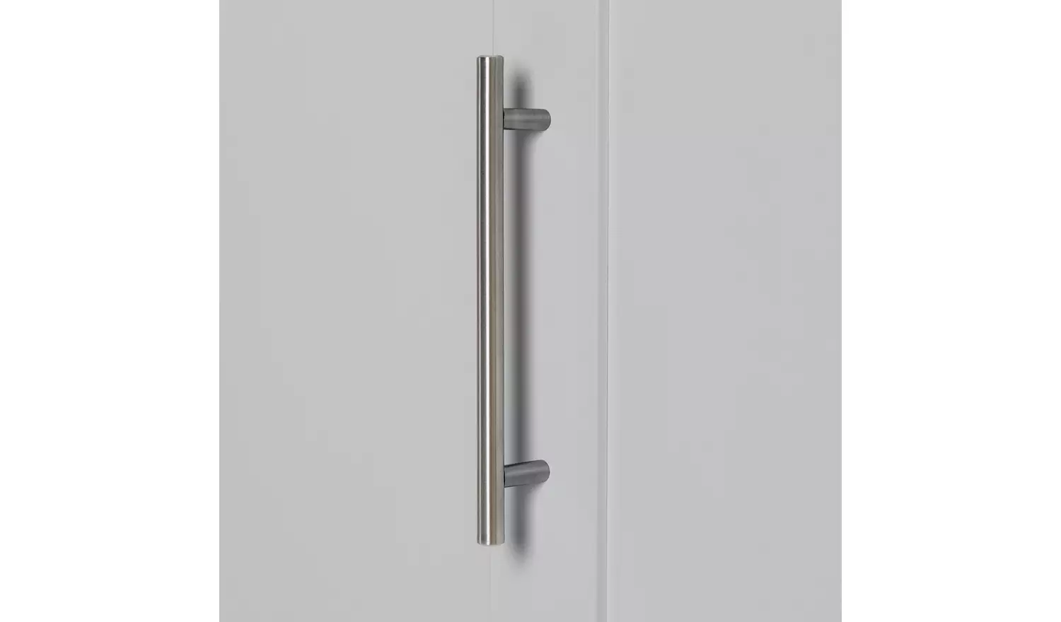 Habitat Munich Panelled 5 Door Mirror Wardrobe - Grey