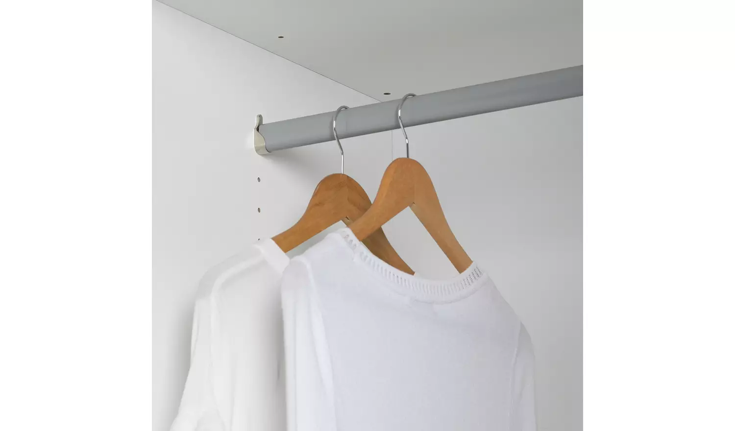 Habitat Munich Panelled 6 Door Mirror Wardrobe - Grey