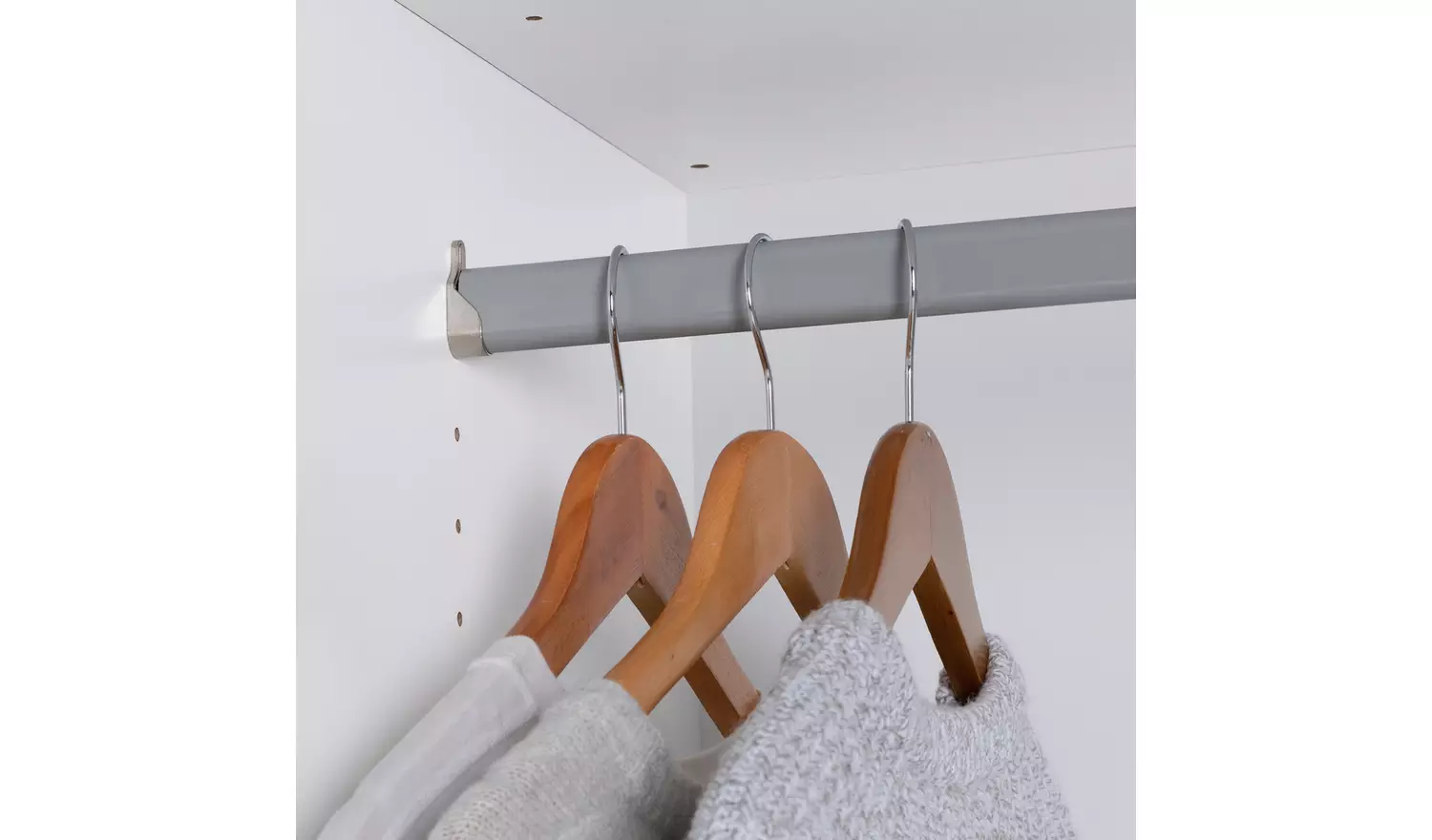 Habitat Munich Panelled 6 Door Wardrobe - White