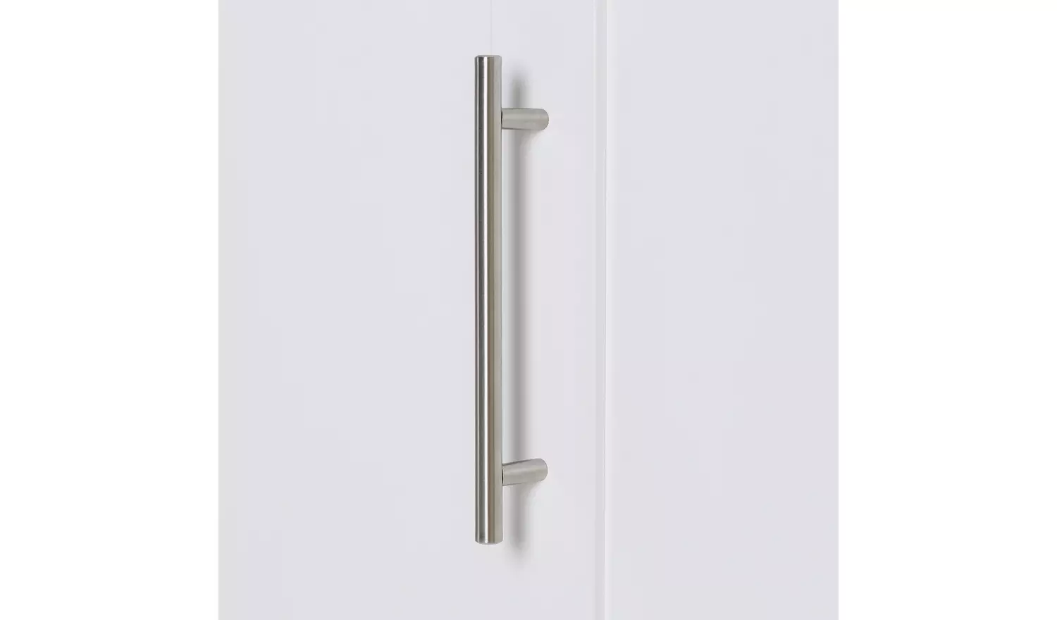 Habitat Munich Panelled 5 Door Mirror Wardrobe - White