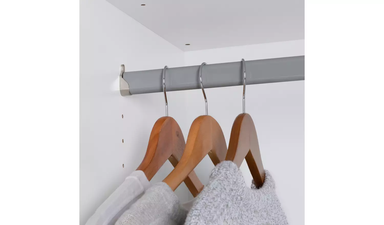 Habitat Munich Panelled 4 Door Wardrobe - White