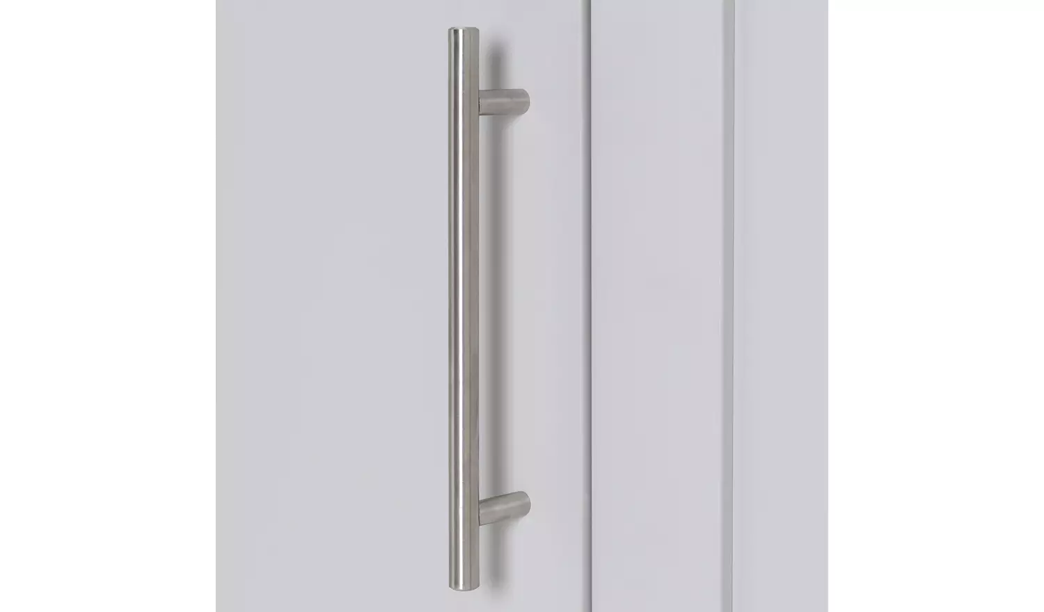 Habitat Munich Panelled 4 Door Wardrobe - Grey