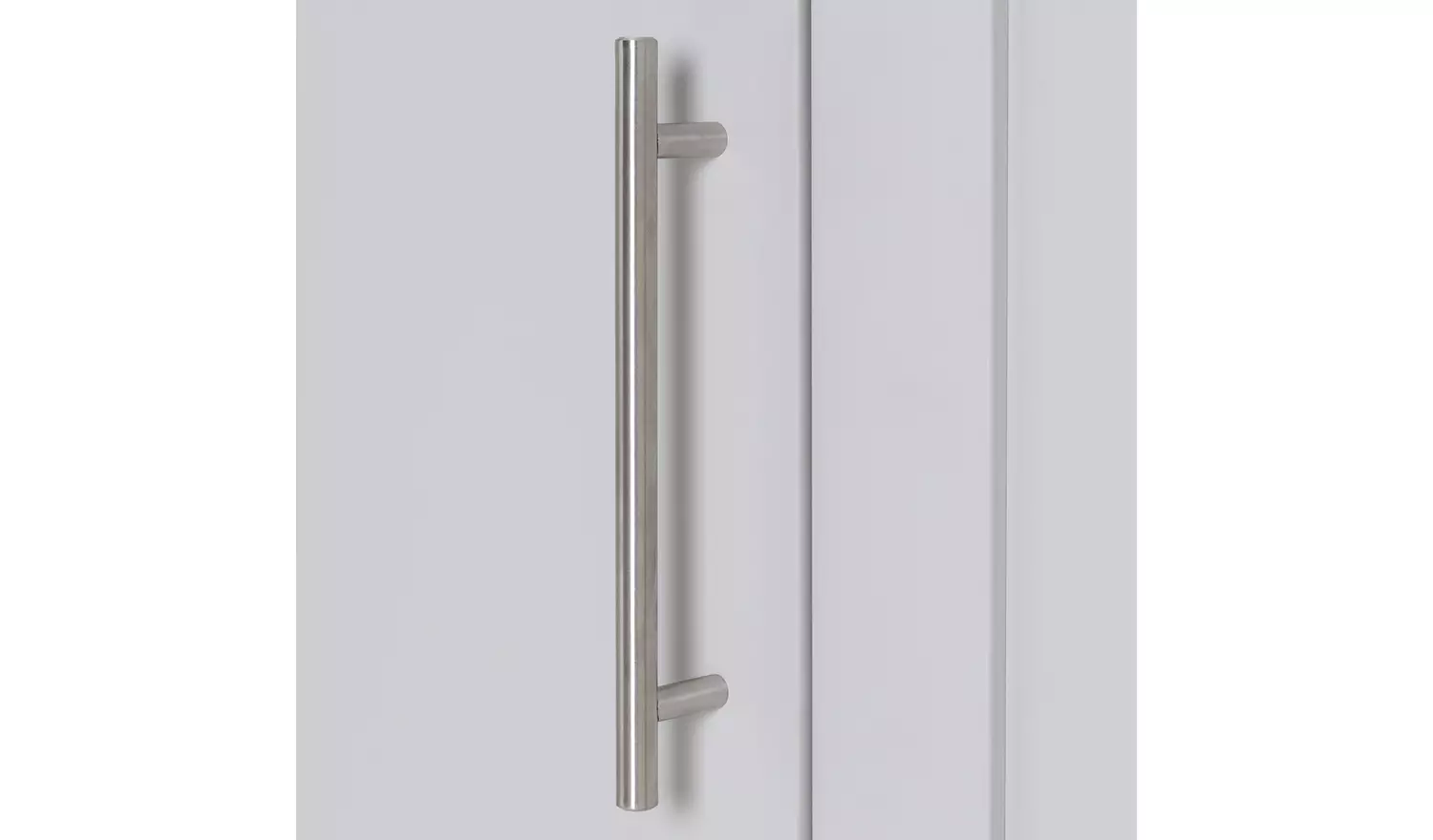Habitat Munich Panelled 6 Door Wardrobe - Grey