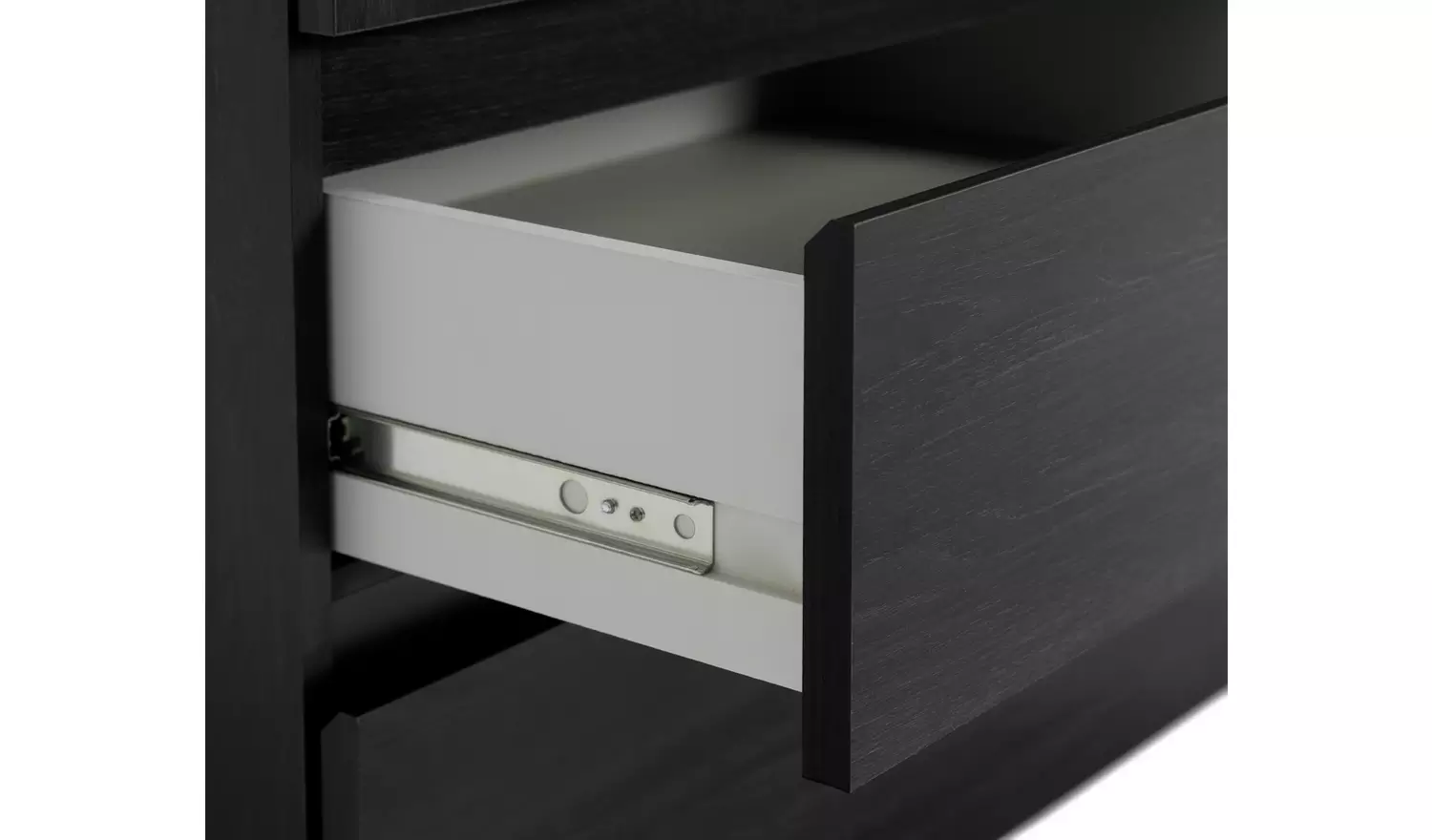 Argos Home Jenson 3 Door 4 Drawer Wardrobe - Black Brown