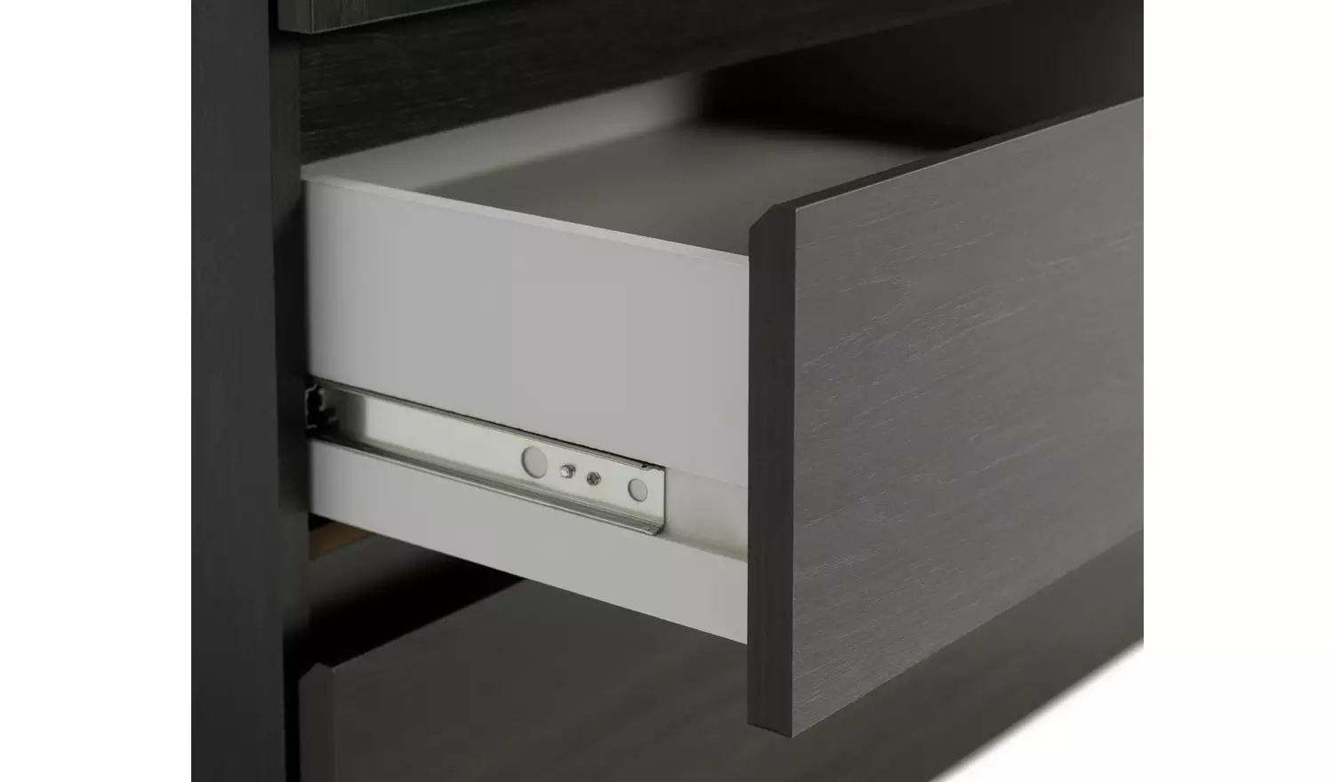 Argos Home Jenson 3 Door 4 Drawer Wardrobe - Black Brown