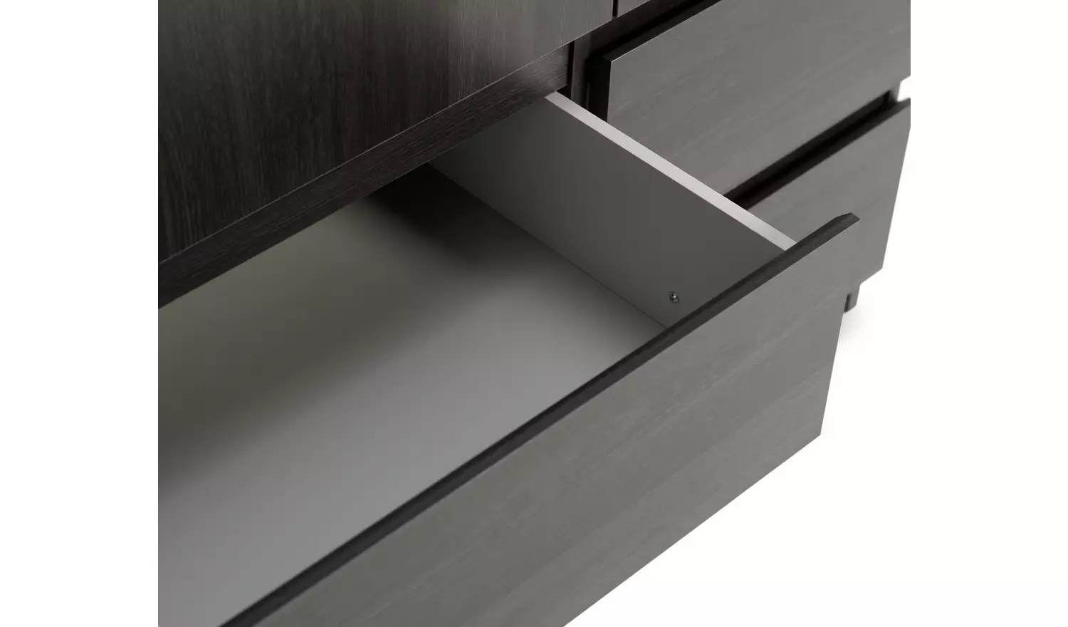 Argos Home Jenson 3 Door 4 Drawer Wardrobe - Black Brown