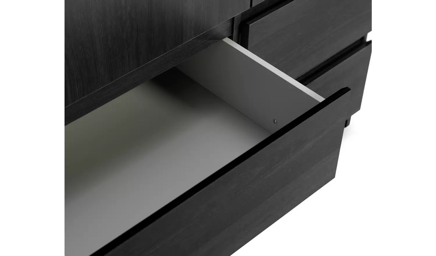 Argos Home Jenson 3 Door 4 Drawer Wardrobe - Black Brown