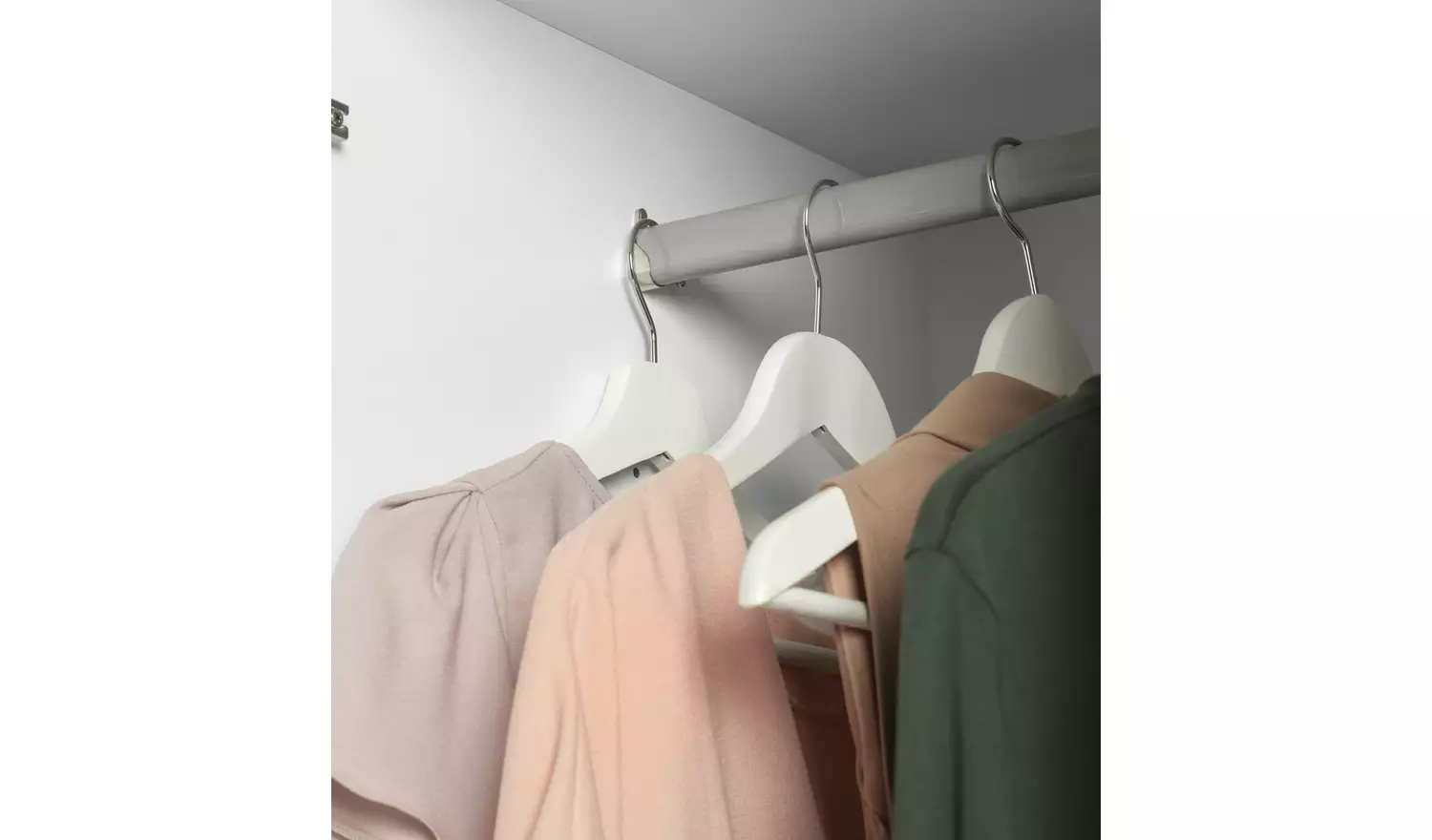 Habitat Munich 1 Door Wardrobe - White