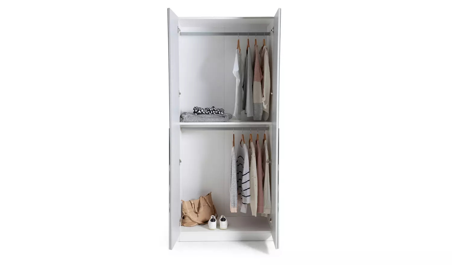 Habitat Munich 2 Door Wardrobe - White