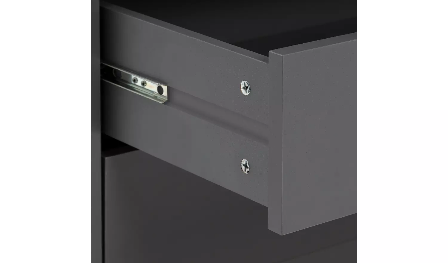 Habitat Pagnell 2 Door 2 Drawer Wardrobe - Grey