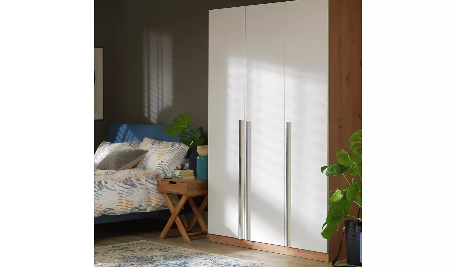 Habitat Munich 3 Door Wardrobe - White
