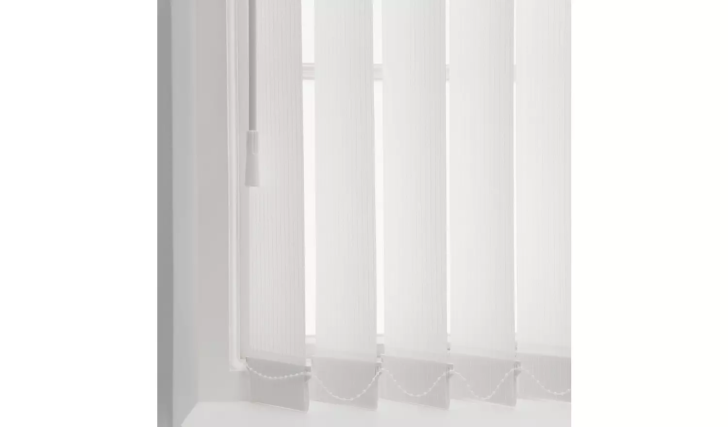 Argos Home White Vertical Blind - 90cm