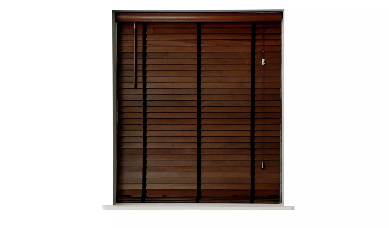 Habitat Wooden Dark Brown Venetian Tape Blind - 180cm