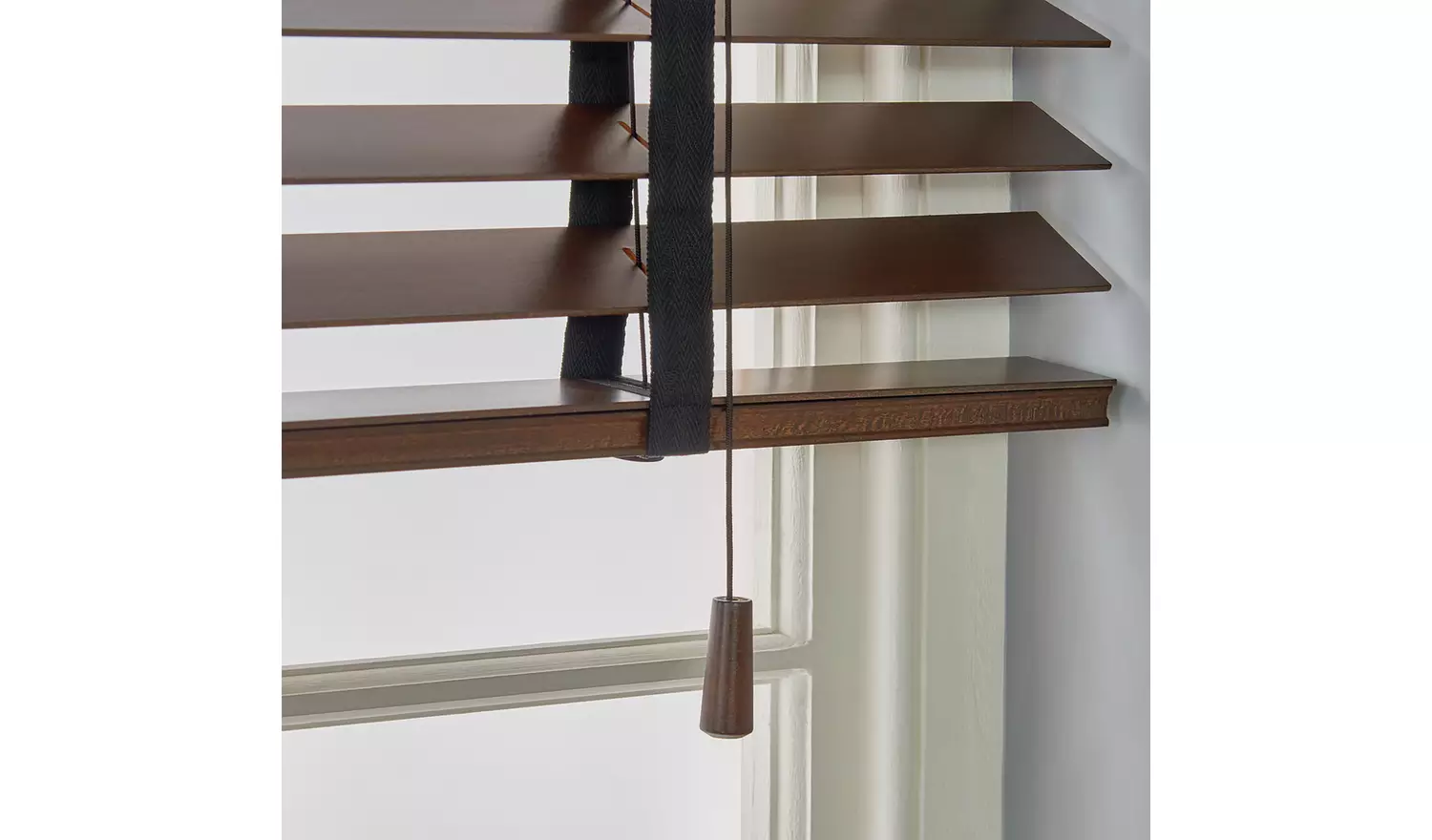 Habitat Wooden Dark Brown Venetian Tape Blind - 180cm