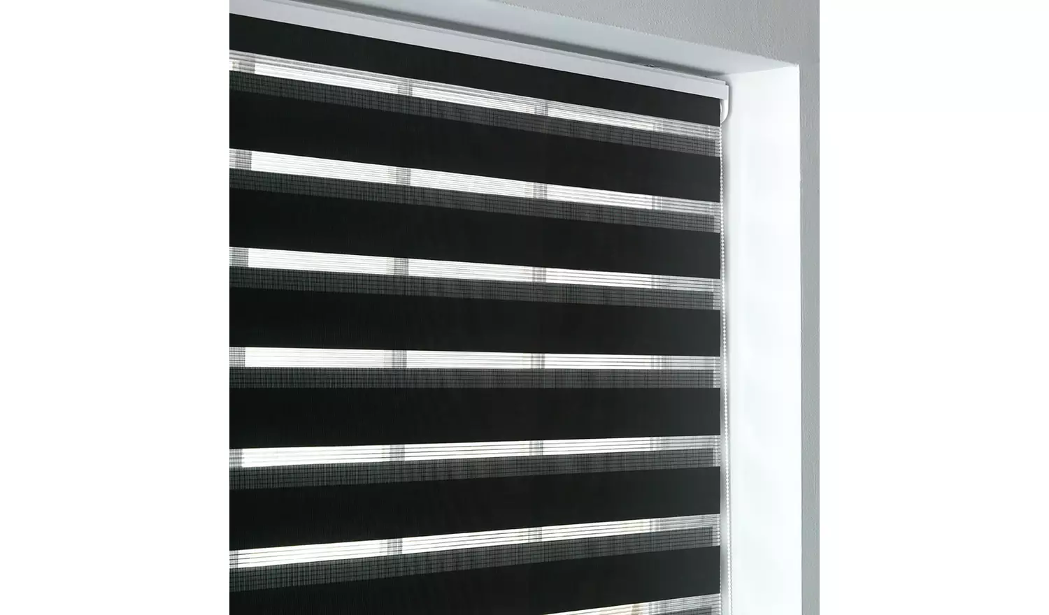 Habitat Day and Night Black Roller Blind - 180cm