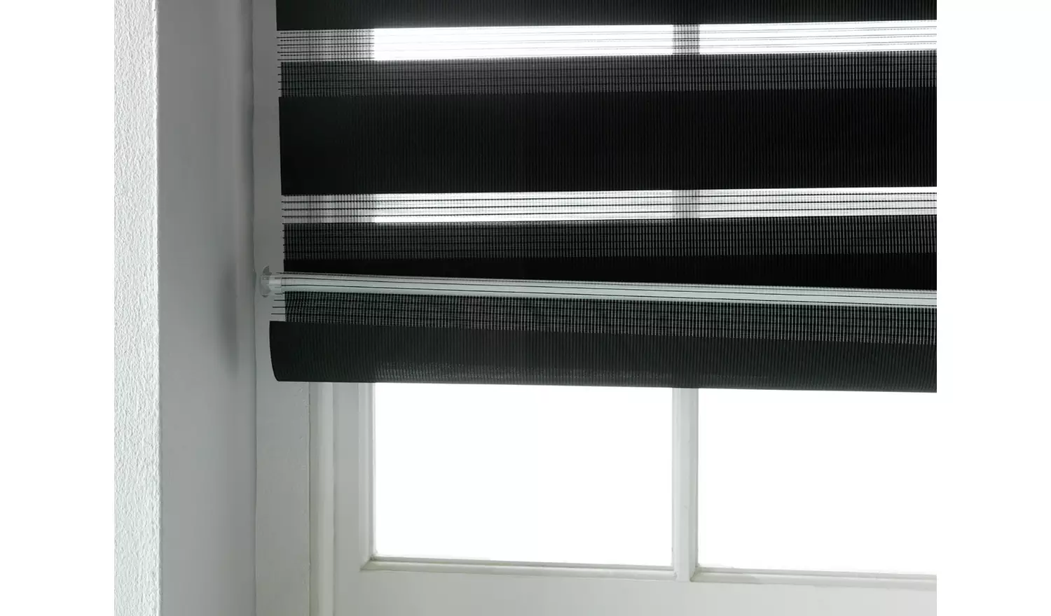 Habitat Day and Night Black Roller Blind - 90cm