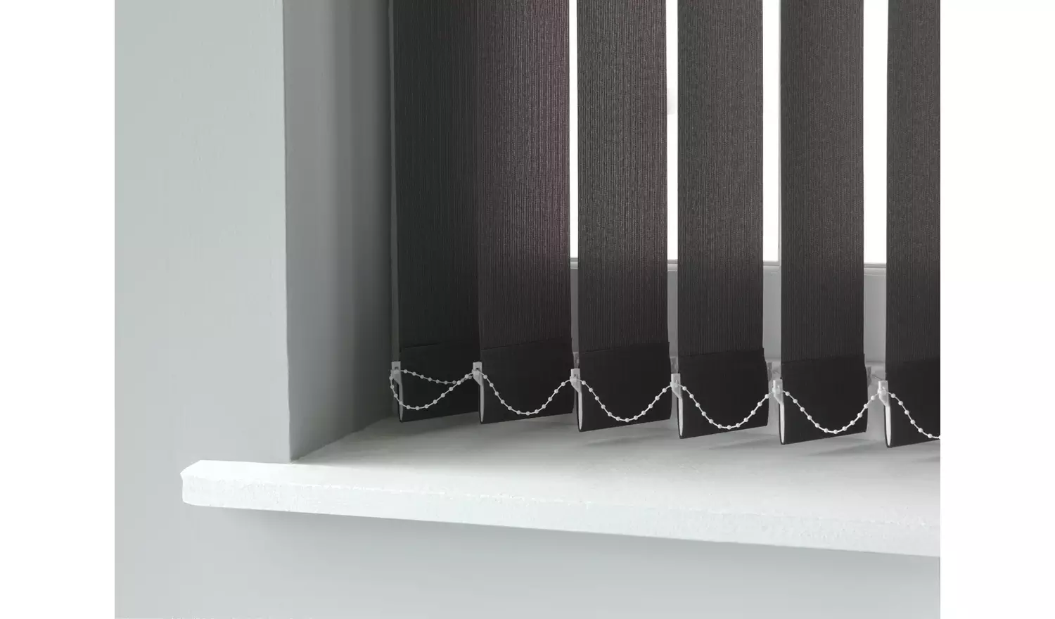 Argos Home Grey Vertical Blind - 90cm