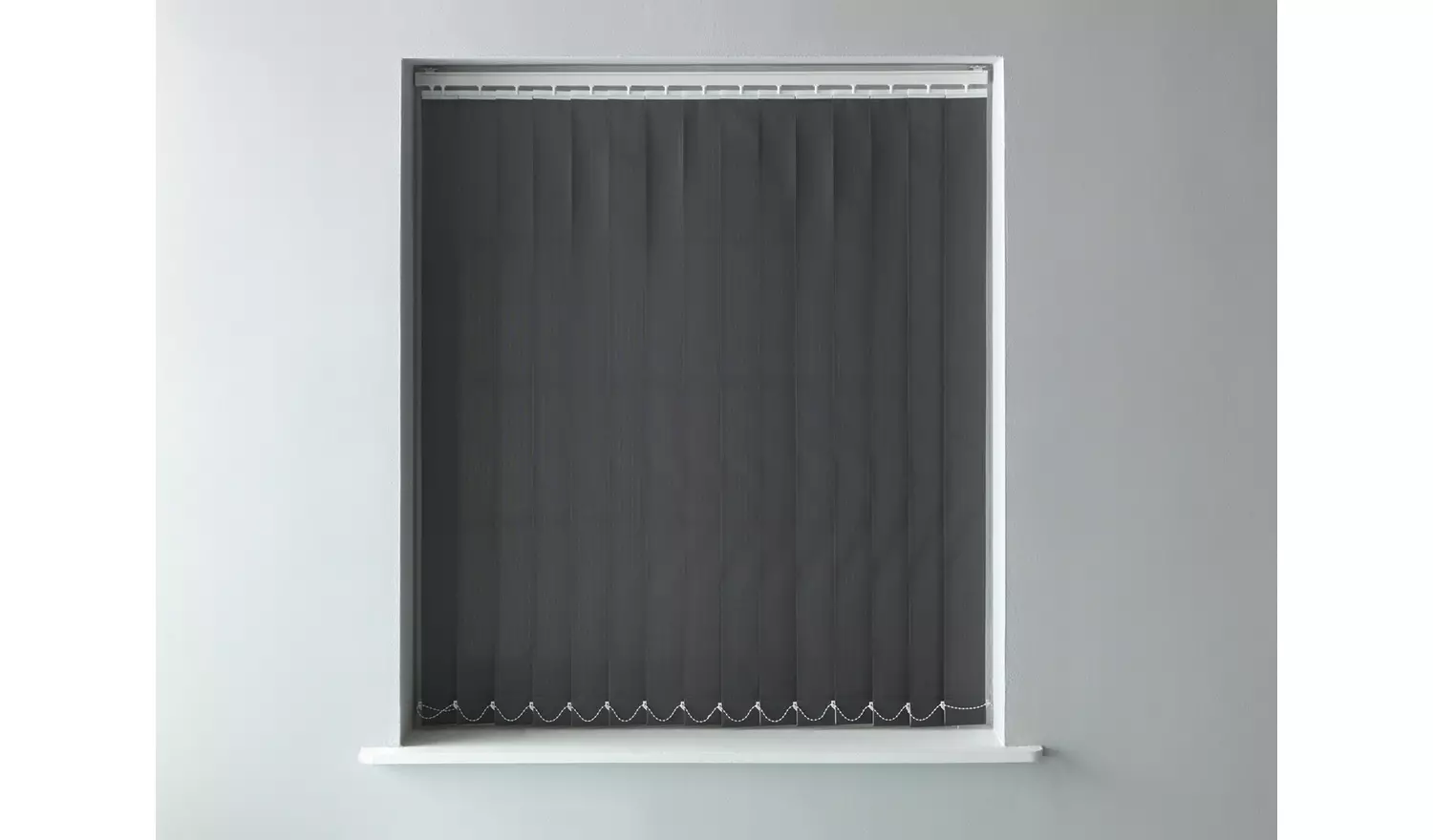Argos Home Grey Vertical Blind - 90cm