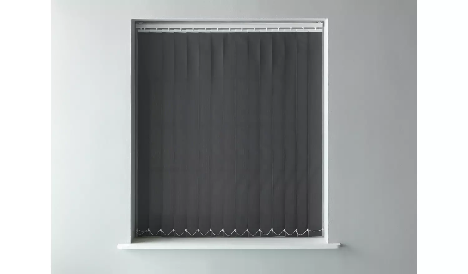 Argos Home Grey Vertical Blind - 90cm