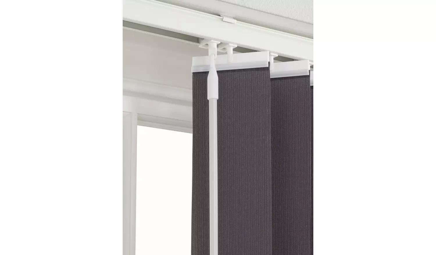 Argos Home Grey Vertical Blind - 90cm