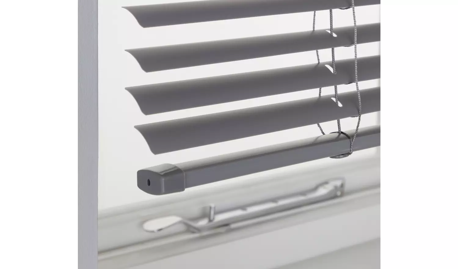 Argos Home Plastic Flint Grey Venetian Blind - 120cm
