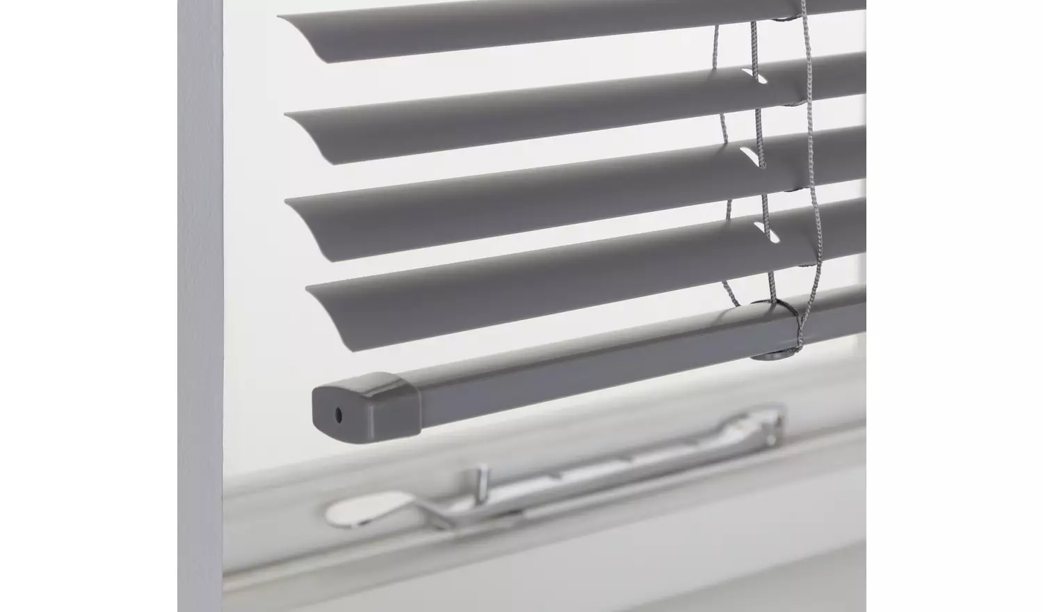 Argos Home Plastic Flint Grey Venetian Blind - 120cm