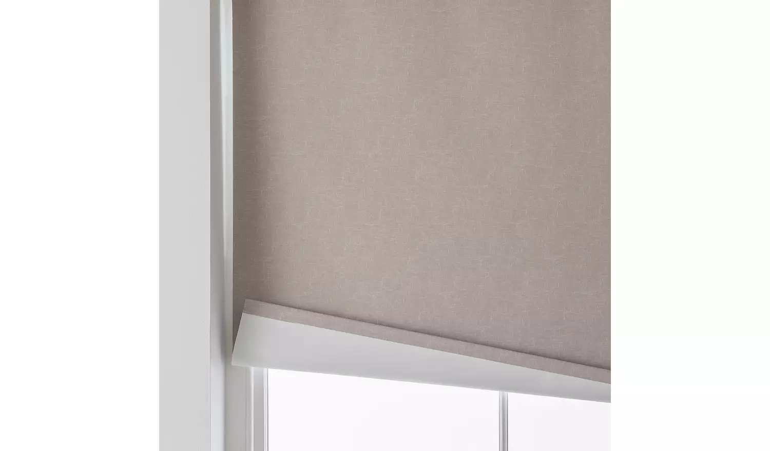 Habitat Textured Blackout Taupe Roller Blind - 180cm