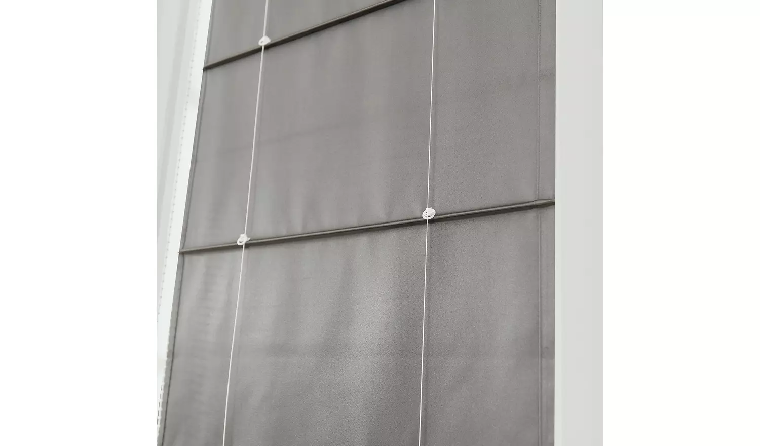 Little Black Book Blackout Dove Grey Roman Blind - 60cm