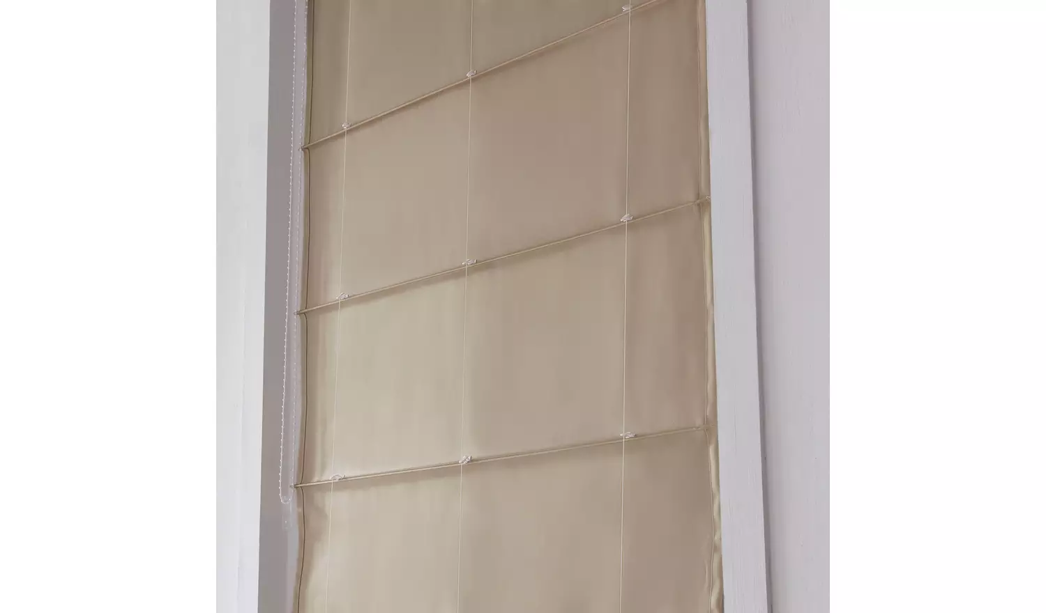 Little Black Book Blackout Natural Roman Blind - 90cm