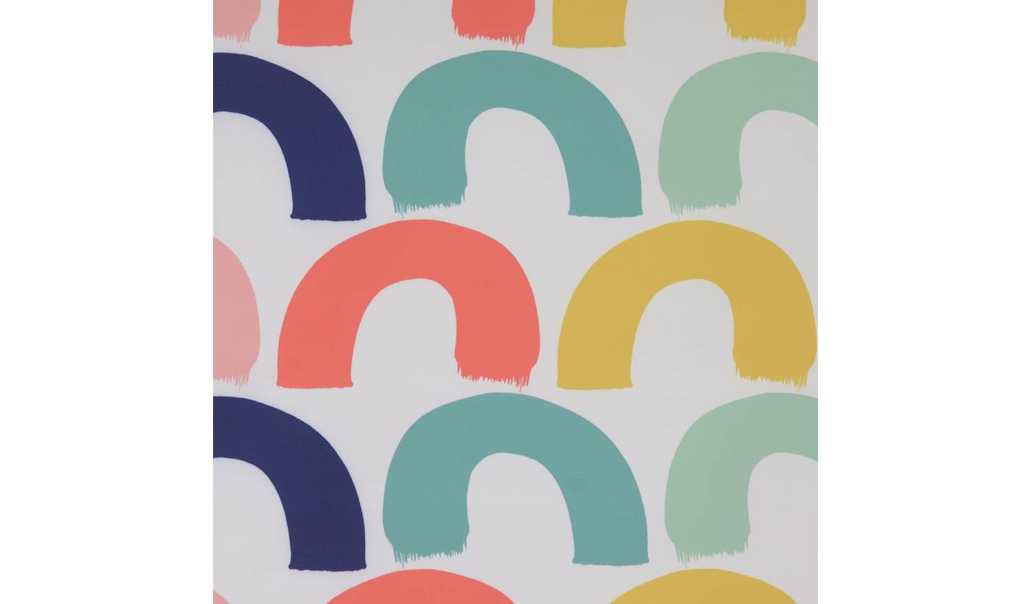 Habitat Kids Rainbow Blackout White Roller Blind - 90cm