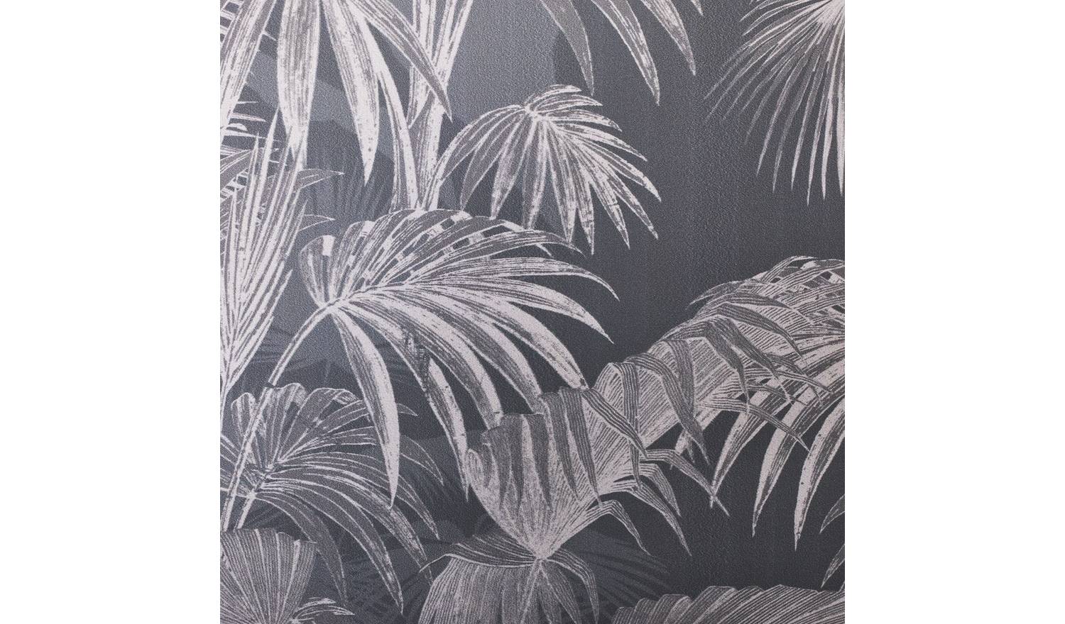 Argos Home Botanical Palm Blackout Grey Roller Blind - 90cm
