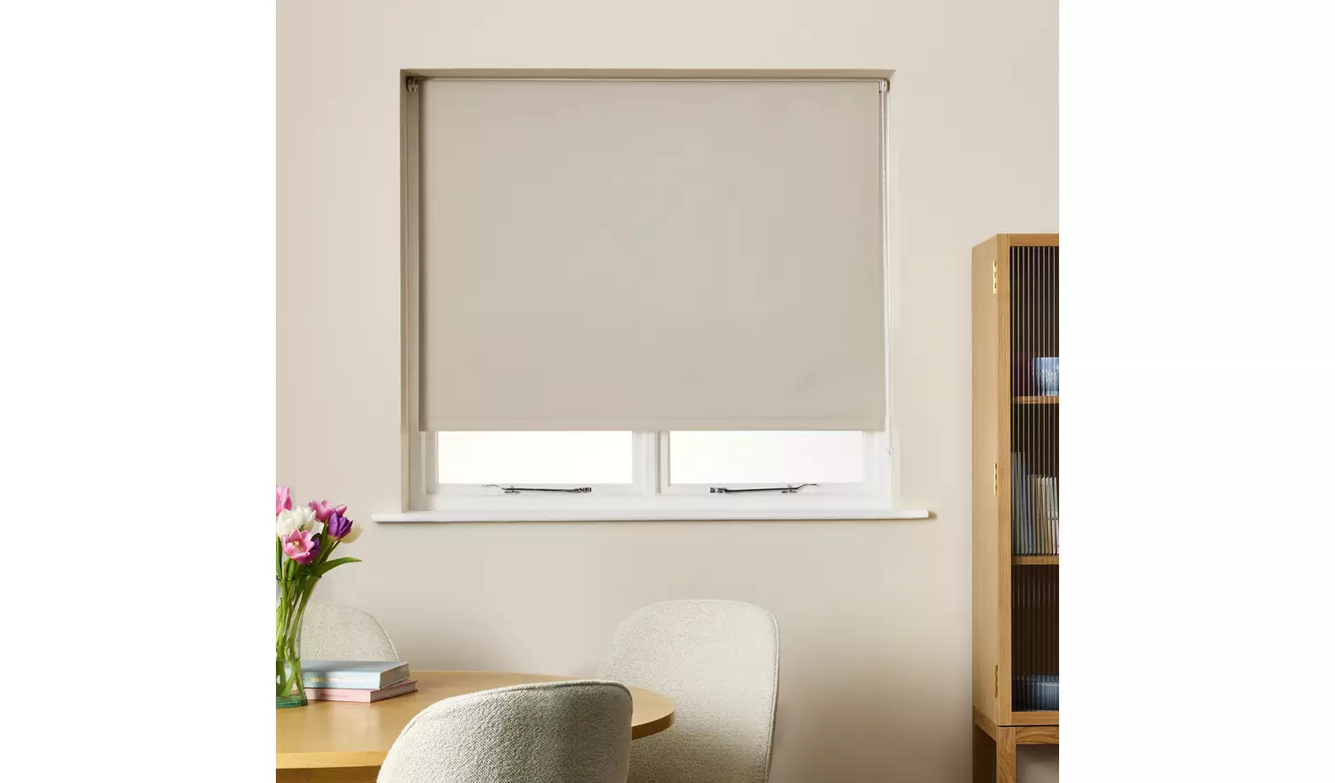 Habitat Blackout Latte Roller Blind - 180cm