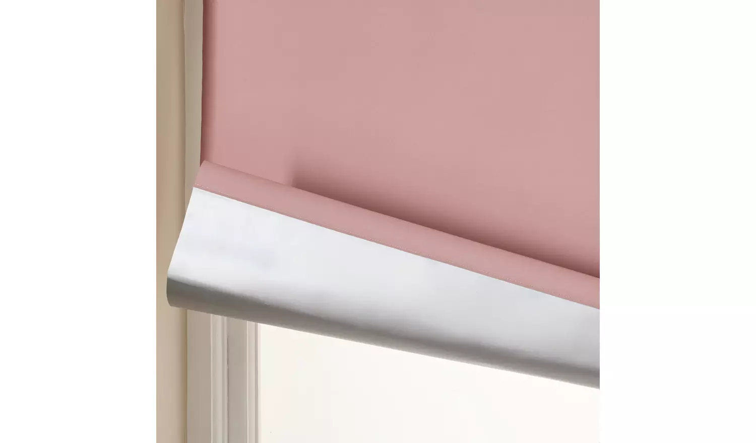Habitat Blackout Blush Roller Blind - 90cm