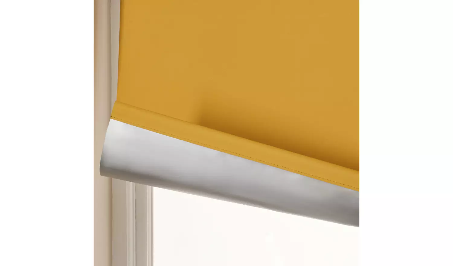 Habitat Blackout Mustard Roller Blind - 120cm