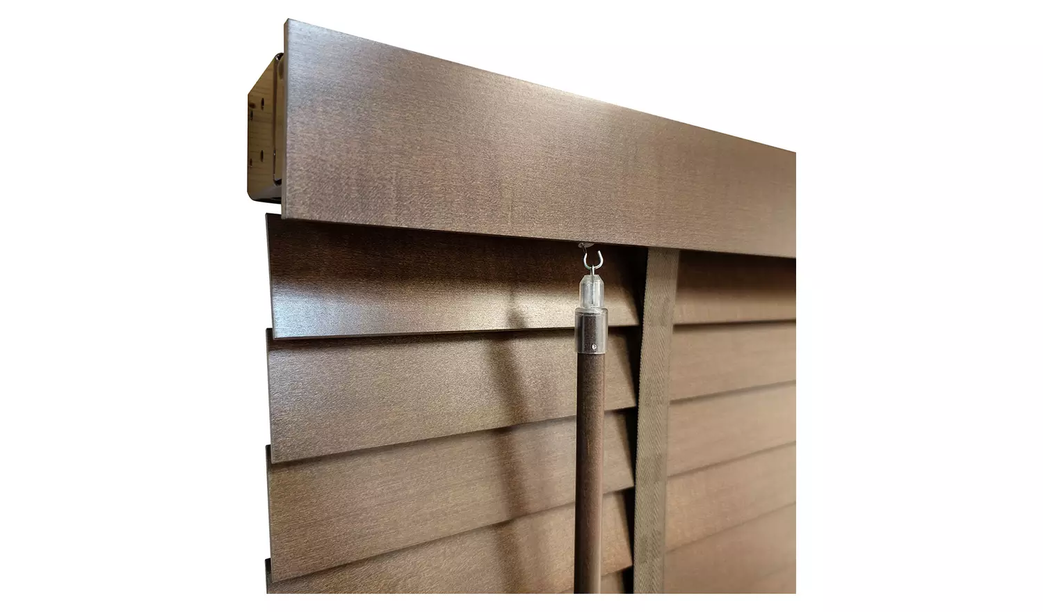 Little Black Book Basswood Walnut Venetian Blind - 60cm